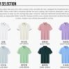 Custom Contrast Collar 220 GSM Polo Shirt S9201 - Style 8ADEB1 - product detail view 5 Custom Contrast Collar 220 GSM Polo Shirt S9201 - Style 8ADEB1 - product detail view 5