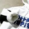 Custom Contrast Foam Print Pullover Hoodie | - Style 5CE305 - product detail view 6 Custom Contrast Foam Print Pullover Hoodie | - Style 5CE305 - product detail view 6