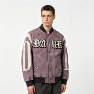 Custom Contrast Panel Varsity Jacket | VW-709-09 - Style 354F52