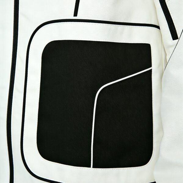 Custom Contrast-Piped Hooded Tracksuit Set - Style BFD04F - product detail view 3
