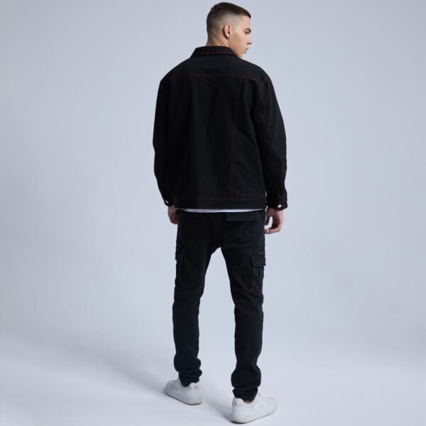 Custom Contrast-Seam Denim Jacket | VWC-DJ02 - Style BA1D6F - product detail view 7