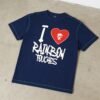 Custom Contrast Panel Embroidered Puff Print T-Shirt - Style FE5AF7 - product detail view 4 Custom Contrast Panel Embroidered Puff Print T-Shirt - Style FE5AF7 - product detail view 4