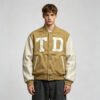 Custom Contrast Sleeve Varsity Jacket - Style 0378EB Custom Contrast Sleeve Varsity Jacket - Style 0378EB