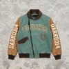 Custom Contrast Sleeve Varsity Jacket 707-01 - Style 51F446 Custom Contrast Sleeve Varsity Jacket 707-01 - Style 51F446
