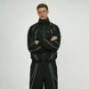 Custom Contrast-Stitch Track Jacket and Shorts Set - Style F23231 - product detail view 7 Custom Contrast-Stitch Track Jacket and Shorts Set - Style F23231 - product detail view 7