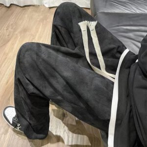 Custom Corduroy Loose Straight-Leg Pants - Style 4DB4D1