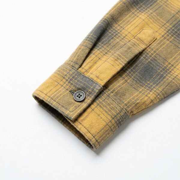 Custom Cracked-Print Plaid Long-Sleeve Shirt | VW-8611039 - Style 862EF7 - product detail view 9 Custom Cracked-Print Plaid Long-Sleeve Shirt | VW-8611039 - Style 862EF7 - product detail view 9
