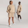 Custom Cream Crewneck Streetwear Sweatshirt - Style C63FAE - product detail view 3 Custom Cream Crewneck Streetwear Sweatshirt - Style C63FAE - product detail view 3