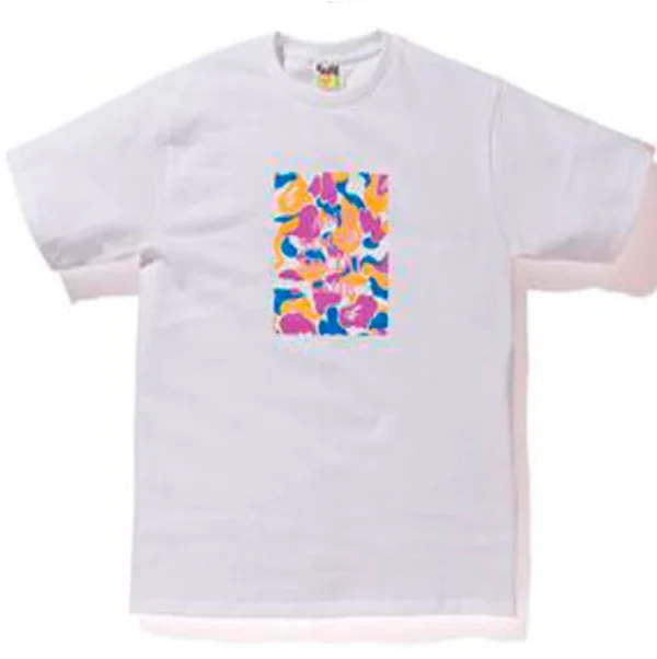Custom White Box Graphic Crew Neck T-Shirt - Style B7A152 Custom White Box Graphic Crew Neck T-Shirt - Style B7A152