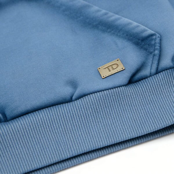 Custom Cropped Applique Oversized Sleeve Hoodie - Style 33C48B - product detail view 7