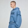 Custom Cropped Applique Oversized Sleeve Hoodie - Style 33C48B - product detail view 9
