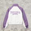 Custom Cropped Color-Block Graphic Windbreaker - Style C7BEA6 - product detail view 11
