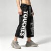 Custom Washed Cropped Flare Drawstring Sweatpants - Style E7507B - product detail view 9 Custom Washed Cropped Flare Drawstring Sweatpants - Style E7507B - product detail view 9