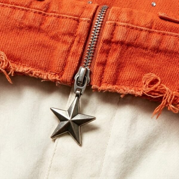 Custom Cropped Graphic Canvas Jacket - A1FC40877855F930 - Style A1FC40 - product detail view 10