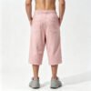 Custom Cropped Washed Graphic Pants - Style 0BA764 - product detail view 5