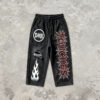 Custom Cropped Graphic Streetwear Sweatpants - Style F09BBC - product detail view 10 Custom Cropped Graphic Streetwear Sweatpants - Style F09BBC - product detail view 10