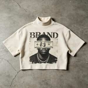 Custom Cropped Graphic Streetwear Shorts - Style AAB0D4