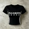 Custom Cropped Graphic Sports T-Shirt - Style AA6C86 - product detail view 5 Custom Cropped Graphic Sports T-Shirt - Style AA6C86 - product detail view 5