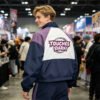 Custom Cropped Color-Block Graphic Windbreaker VW-WB-1407 - Style A14079 - product detail view 7