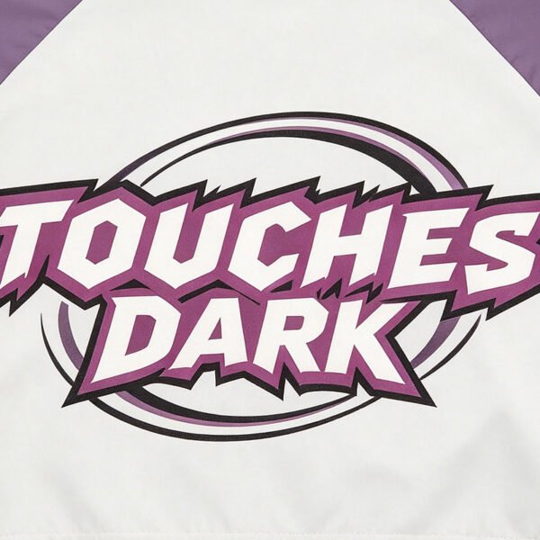 Custom Cropped Color-Block Graphic Windbreaker VW-WB-1407 - Style A14079 - product detail view 10