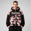 Custom Cropped Hooded Color-Block Zip Jacket - Style FE6DE6 - product detail view 3 Custom Cropped Hooded Color-Block Zip Jacket - Style FE6DE6 - product detail view 3
