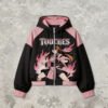 Custom Cropped Hooded Color-Block Zip Jacket - Style FE6DE6 - product detail view 11 Custom Cropped Hooded Color-Block Zip Jacket - Style FE6DE6 - product detail view 11