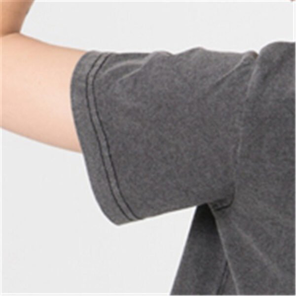 Custom Acid-Wash Cropped Pocket T-Shirt - Style 7E9D88 Custom Acid-Wash Cropped Pocket T-Shirt - Style 7E9D88