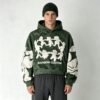 Custom Cropped Boxy Puff-Print Pullover Hoodie - Style 10460E - product detail view 6