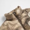 Custom Camouflage Cropped Puffer Jacket - Style 313BDD - product detail view 6 Custom Camouflage Cropped Puffer Jacket - Style 313BDD - product detail view 6