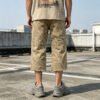 Custom Washed Spiderweb Cropped Denim Jeans - Style 6CF08B - product detail view 2 Custom Washed Spiderweb Cropped Denim Jeans - Style 6CF08B - product detail view 2