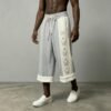 Custom Fleece-Lined Cropped Streetwear Jogger Pants - Style 565263 - product detail view 3 Custom Fleece-Lined Cropped Streetwear Jogger Pants - Style 565263 - product detail view 3