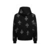 Custom Crystal Cross Zip-Front Oversized Jacket - Style 853A05 - product detail view 5 Custom Crystal Cross Zip-Front Oversized Jacket - Style 853A05 - product detail view 5