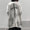Custom Dark Cross Detail Crew Neck Sweater - Style 688099 - product detail view 9 Custom Dark Cross Detail Crew Neck Sweater - Style 688099 - product detail view 9