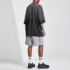 Custom Dark Gray Oversized Heavyweight T-Shirt - Style D738AB - product detail view 3