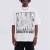 Custom Dark Oversized Tonal Graphic T-Shirt - Style B2D10D - product detail view 2