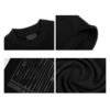 Custom Dark Oversized Tonal Graphic T-Shirt - Style B2D10D - product detail view 6