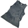 Custom Dark Wash Oversized Sleeveless Tank Top - Style D70324 - product detail view 9 Custom Dark Wash Oversized Sleeveless Tank Top - Style D70324 - product detail view 9