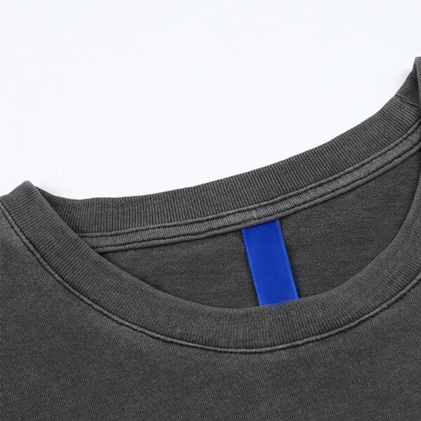 Custom Dark-Washed Heavyweight Oversized T-Shirt - Style 04222B - product detail view 6 Custom Dark-Washed Heavyweight Oversized T-Shirt - Style 04222B - product detail view 6