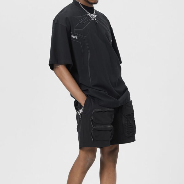 Custom Deep Pocket Streetwear Shorts - Style 43B88C - product detail view 4 Custom Deep Pocket Streetwear Shorts - Style 43B88C - product detail view 4