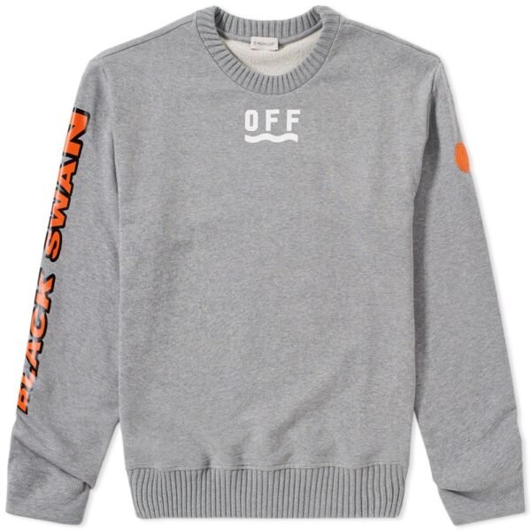 Custom Diagonal Sleeve Graphic Crew Sweater - Style 1BEE2C - product detail view 4 Custom Diagonal Sleeve Graphic Crew Sweater - Style 1BEE2C - product detail view 4