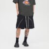 Custom Diagonal-Zip Rivet Utility Shorts CUS2404S230038 - Style 8E09FB