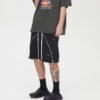 Custom Diagonal-Zip Rivet Utility Shorts CUS2404S230038 - Style 8E09FB - product detail view 4