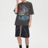 Custom Diagonal-Zip Rivet Utility Shorts CUS2404S230038 - Style 8E09FB - product detail view 8