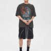 Custom Diagonal-Zip Rivet Utility Shorts CUS2404S230038 - Style 8E09FB - product detail view 9