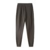 Custom Diamond Waffle Tapered Joggers - Style 4E1DB1 Dark gray diamond waffle knit tapered joggers