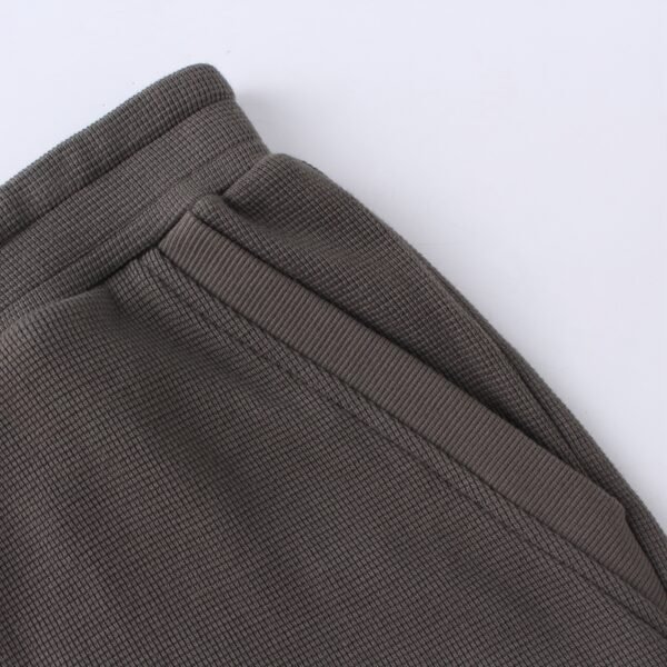 Custom Diamond Waffle Tapered Joggers - Style 4E1DB1 - product detail view 5 Custom Diamond Waffle Tapered Joggers - Style 4E1DB1 - product detail view 5