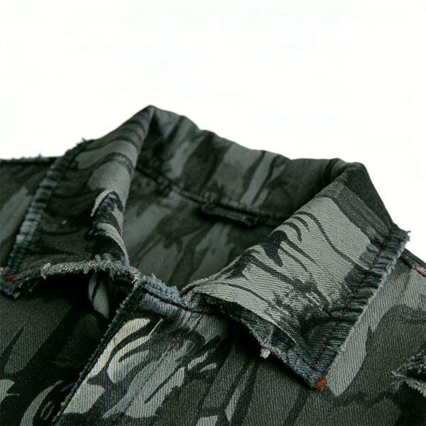 Custom Seam-Aligned Digital Camo Rivet Jacket - Style 90CD01 - product detail view 10 Custom Seam-Aligned Digital Camo Rivet Jacket - Style 90CD01 - product detail view 10