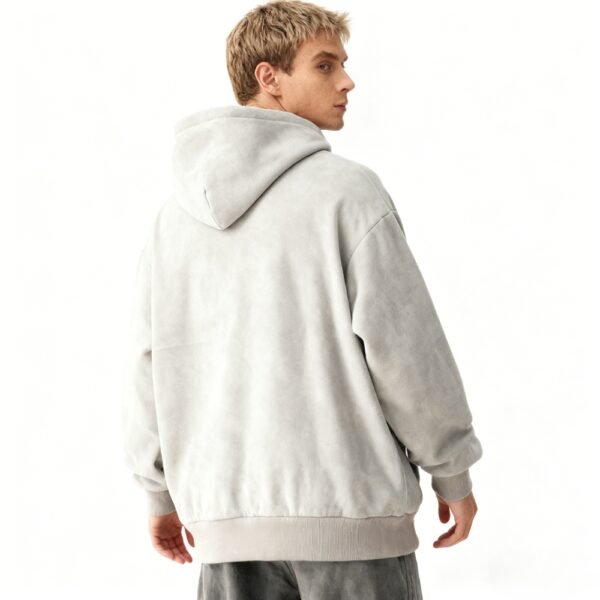 Custom Directional-Pile Embossed Pullover Hoodie - Style 96BD4F - product detail view 4 Custom Directional-Pile Embossed Pullover Hoodie - Style 96BD4F - product detail view 4
