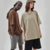Custom 230 GSM Oversized Directional Pile T-Shirt - Style 4EEBC8 - product detail view 9 Custom 230 GSM Oversized Directional Pile T-Shirt - Style 4EEBC8 - product detail view 9