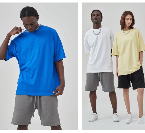 Custom 230 GSM Oversized Directional Pile T-Shirt - Style 4EEBC8 - product detail view 10 Custom 230 GSM Oversized Directional Pile T-Shirt - Style 4EEBC8 - product detail view 10